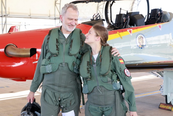 Vuelo de Instrucción con la Princesa de Asturias